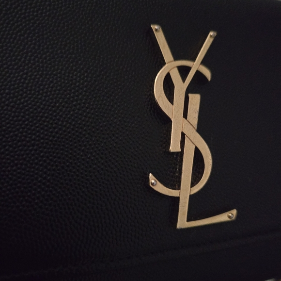 MSRP$2600 YSL Saint Laurent Kate Medium Grain de Poudre Shoulder bag - Picture 13 of 16
